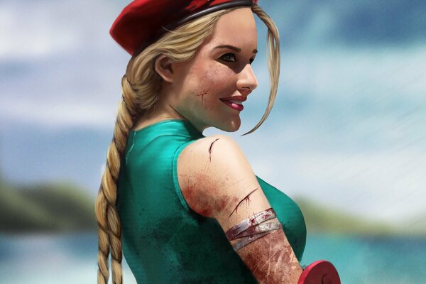 Street fighter cammy крупным планом