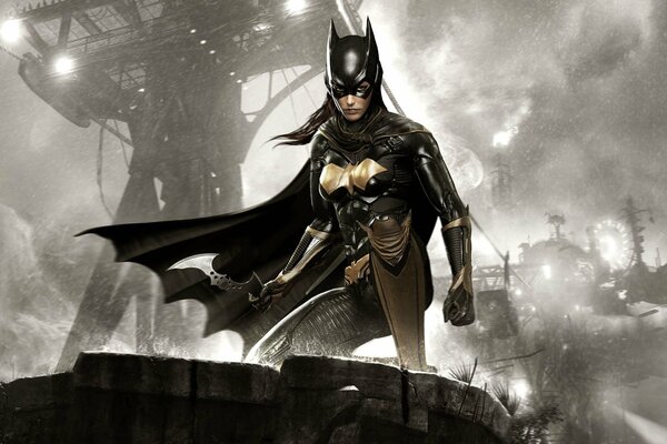 The Batman girl looks cool