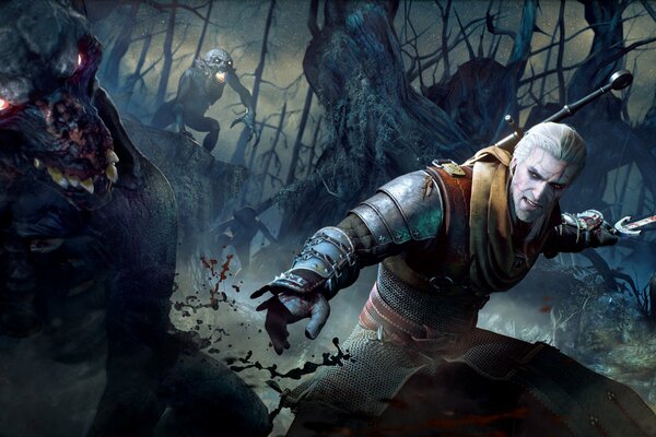 Fond d écran fantastique avec l image de The Witcher 3: Wild Hunt