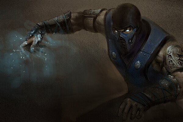 Mortal Kombat in a mask picture in high quality