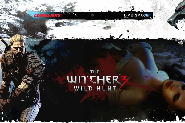 Poster des Spiels Witcher 3: Wilde Jagd