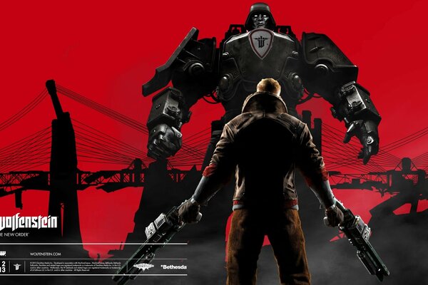 Ein Spiel für einen auf der xbox 360 wolfenstein