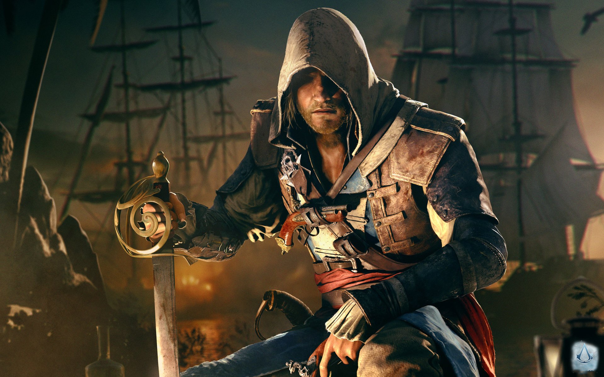 assassins creed iv: bandera negra bandera negra edward asesino pirata