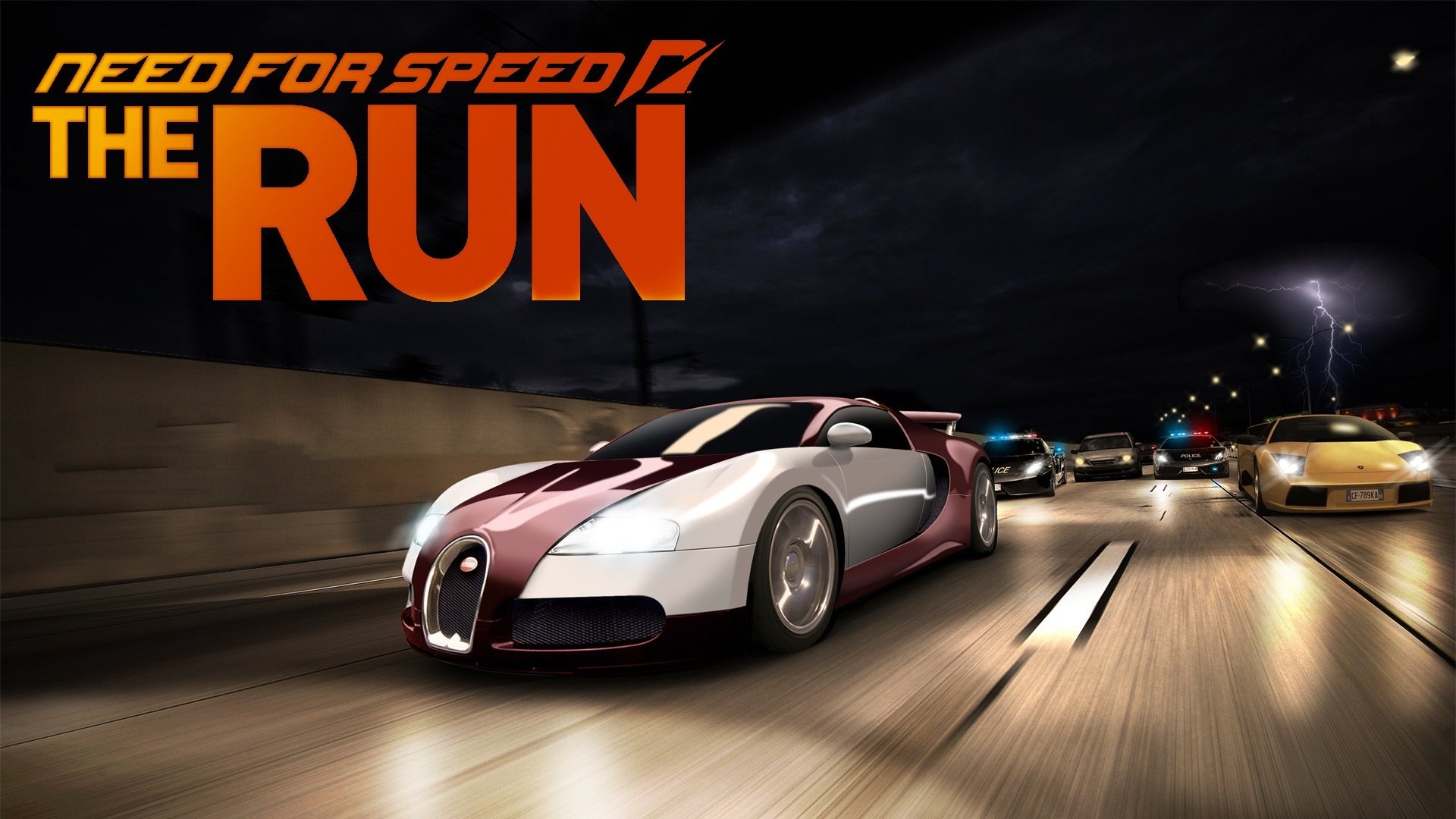 potrzeba speed the run art bugatti veyron lamborghini murcielago wyścig pościg gliniarze