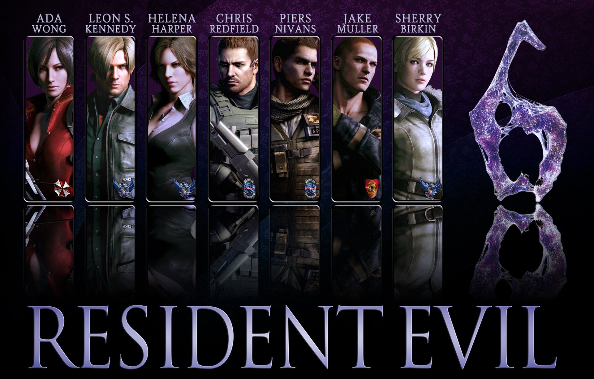 resident evil resident evil 6 biohazard 6 leon scott kennedy chris redfield jake helena harper sherry birkin ada wong piers nivans game