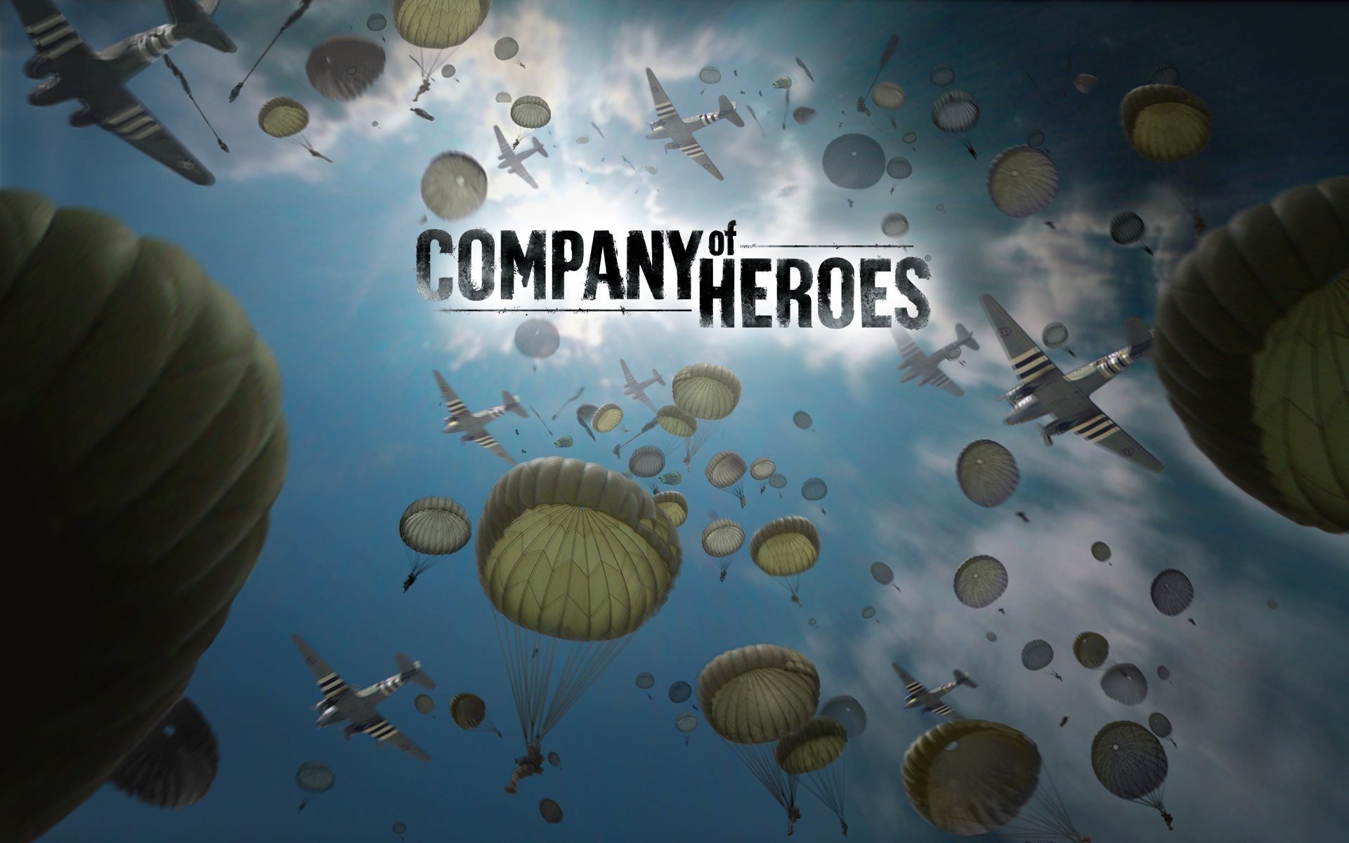 company heroes relic entertainment thq buche himmel fallschirme