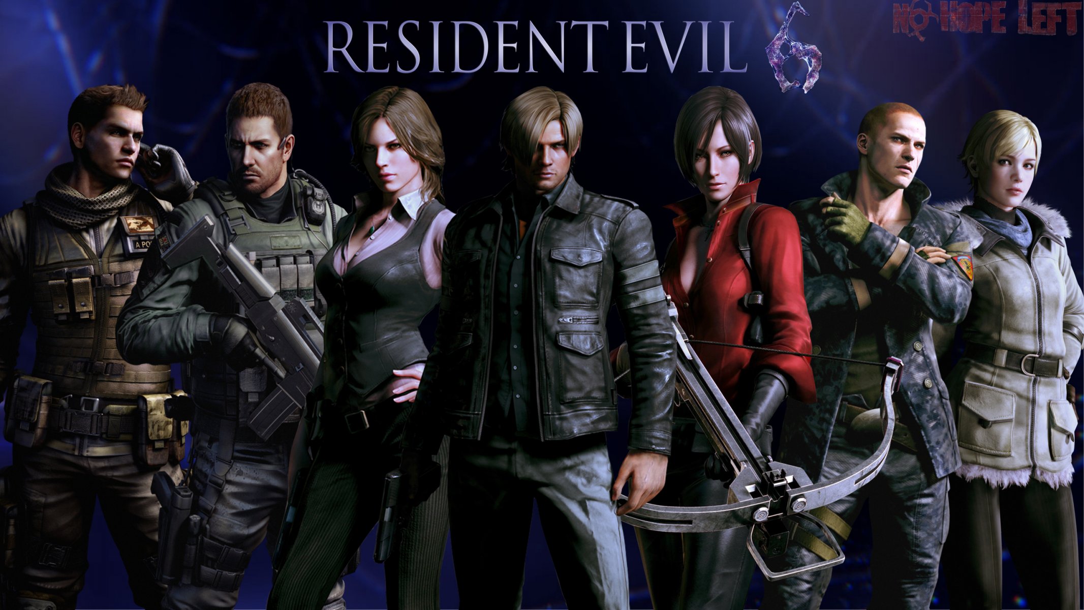 resident evil resident evil 6 leon scott kennedy chris redfield jake mueller elena harper jerez birkin ada wong pierce nivan