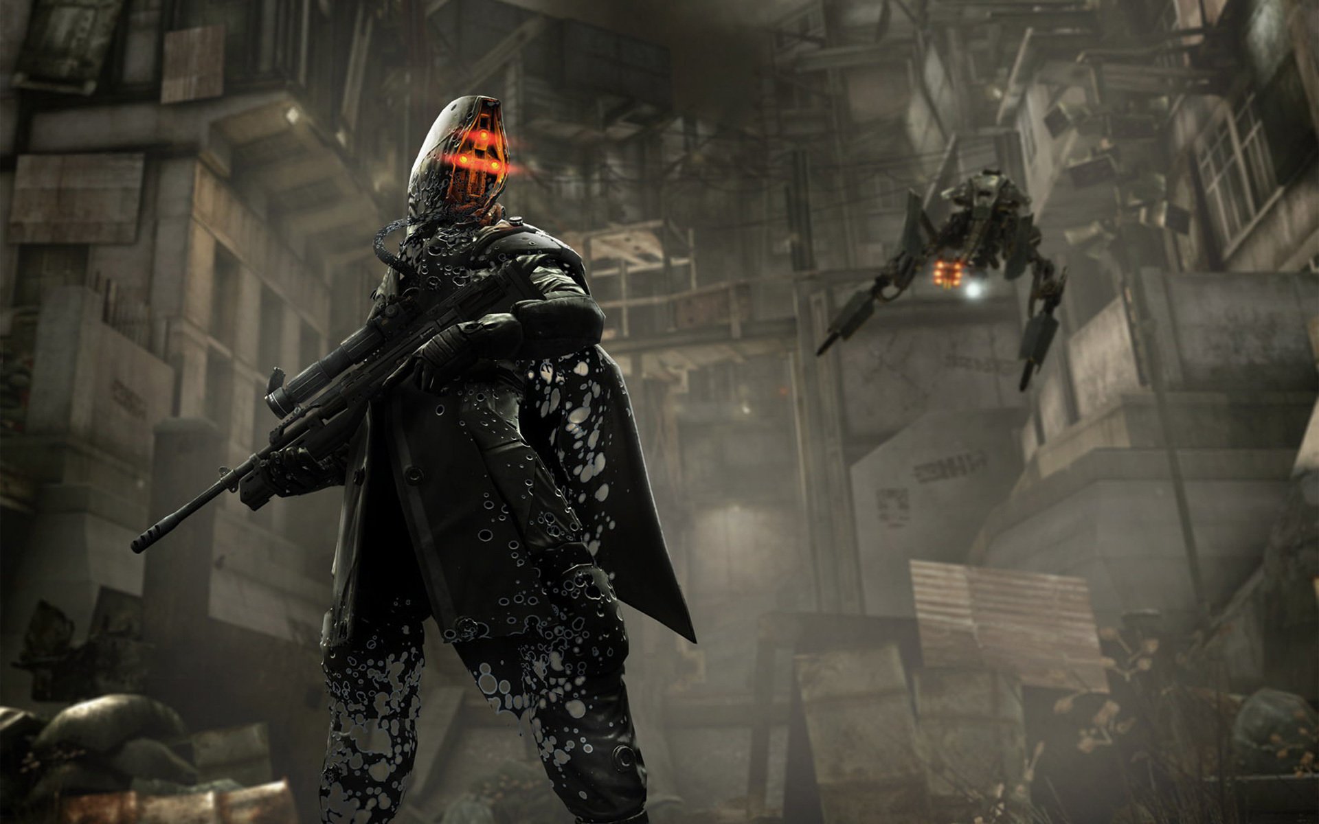 killzone 2 men robots weapon hole