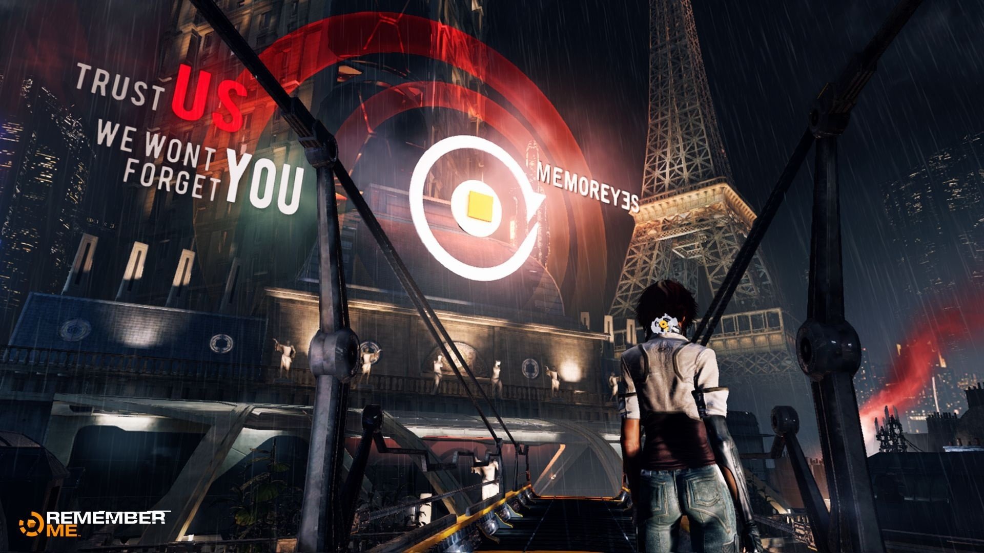 neo-parís memoreyes remember me capcom corriente nilin cyberpunk torre eiffel