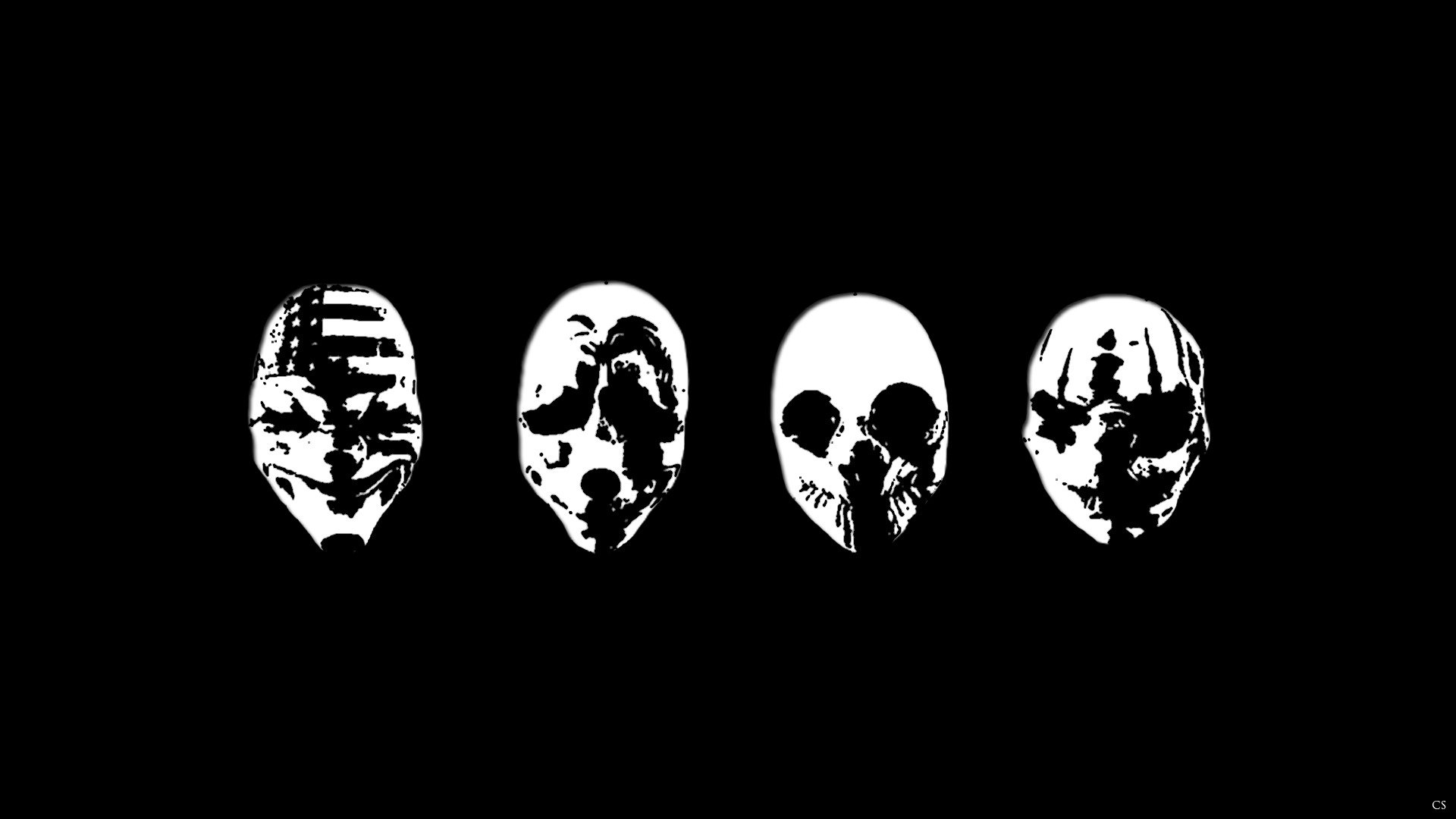 payday payday 2 masks art