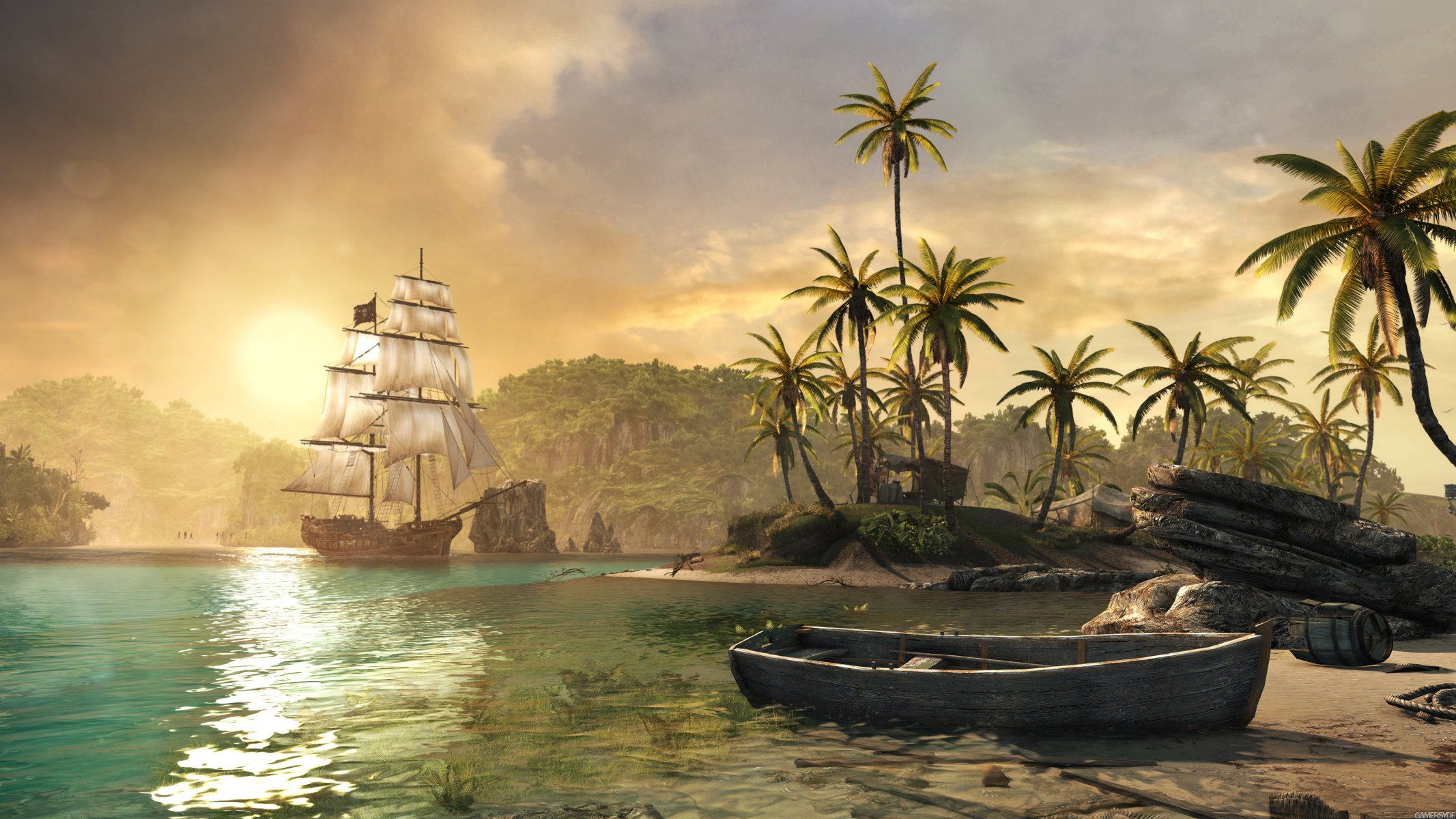 assassins creed iv bandera negra isla barco