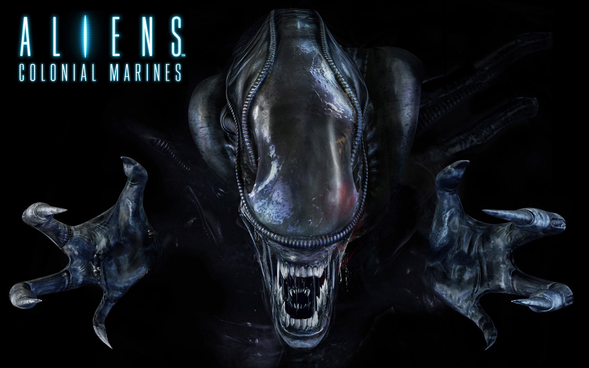 aliens colonial marines aliens: colonial marines alien alien xenomorph xenomorph aliens monster claws teeth ickla slime