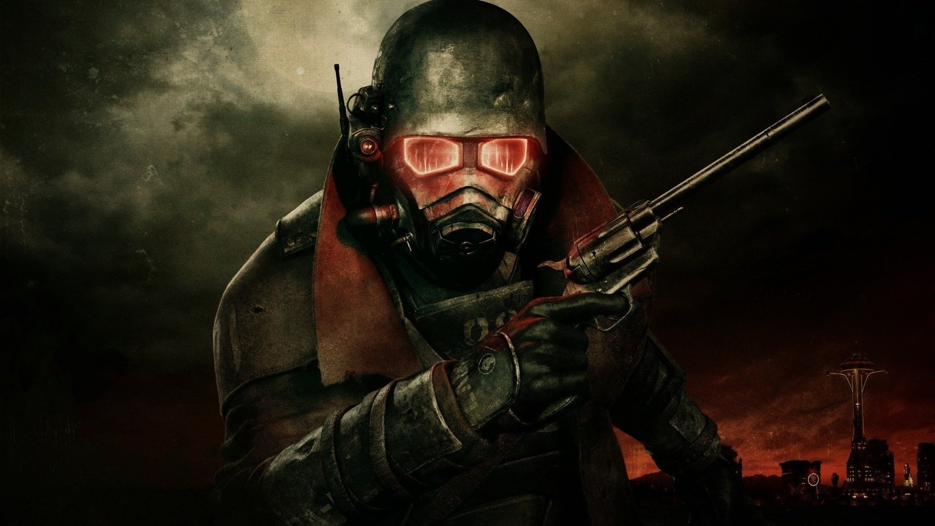 fallout: new vegas ranger veteran nkr gruppierung neue republik kalifornien revolver helm atemschutzmaske