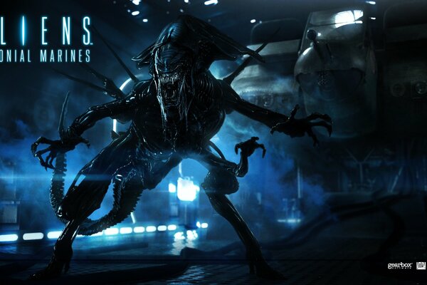 Alien aus dem Spiel aliens colonial marines