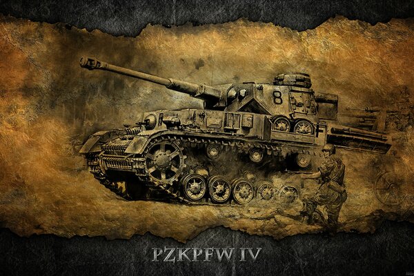 Art from the world of tanks in Germany