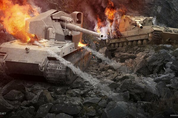 The world of tanks, the battle for Great Britain