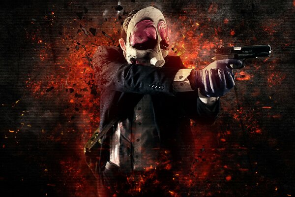 Payday Video Game Art: the heist