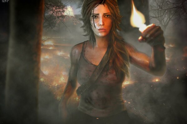 Announcement of the film Tomb Raider