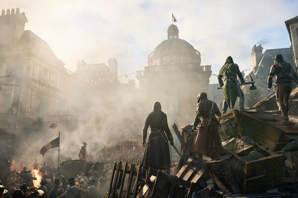 The assassin s creed. The streets of France during the Revolution