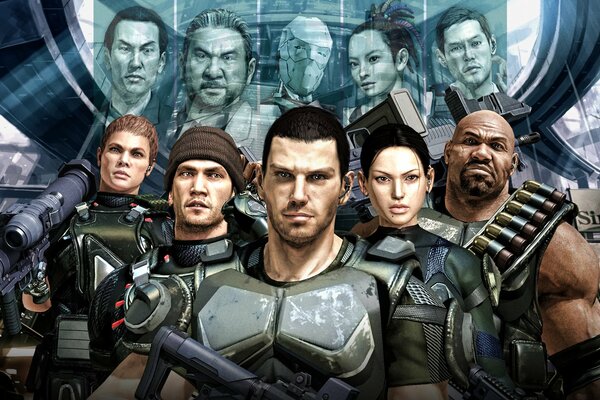 Personajes del videojuego binary domain