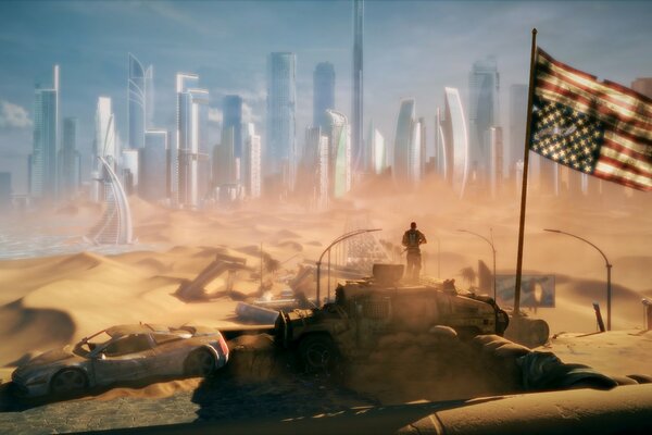 Fondos de pantalla de spec ops: the line, la ciudad del futuro