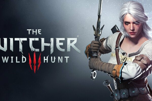 Chica Witcher caza salvaje