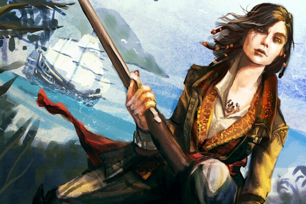 Assasins Creed 4, Mary Reed, Black Flag