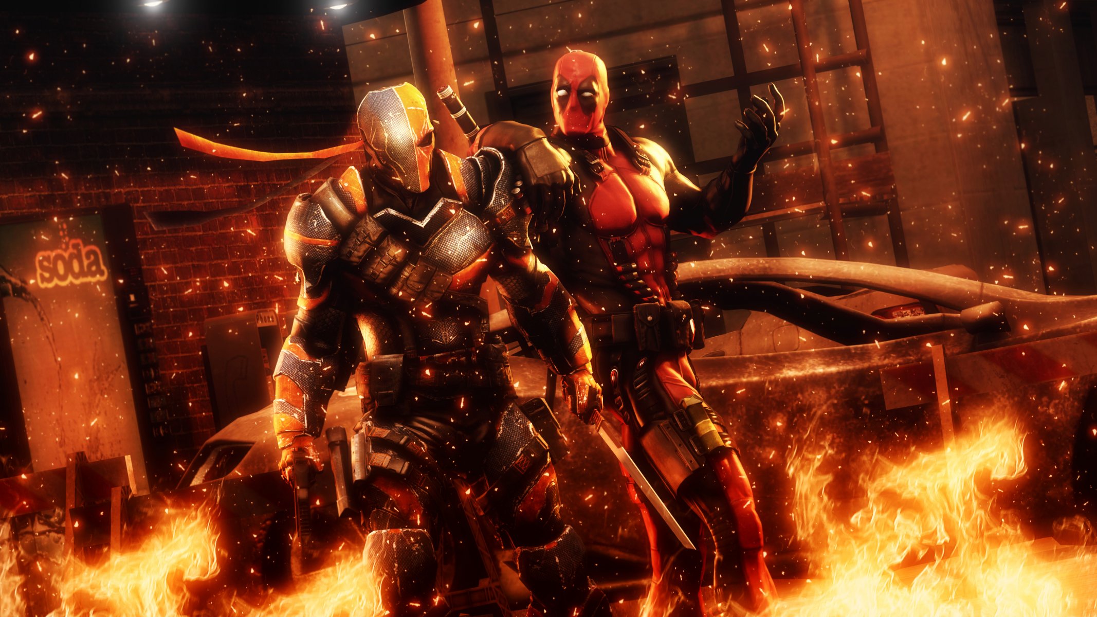 anti héroe slade wilson deathstroke deadpool