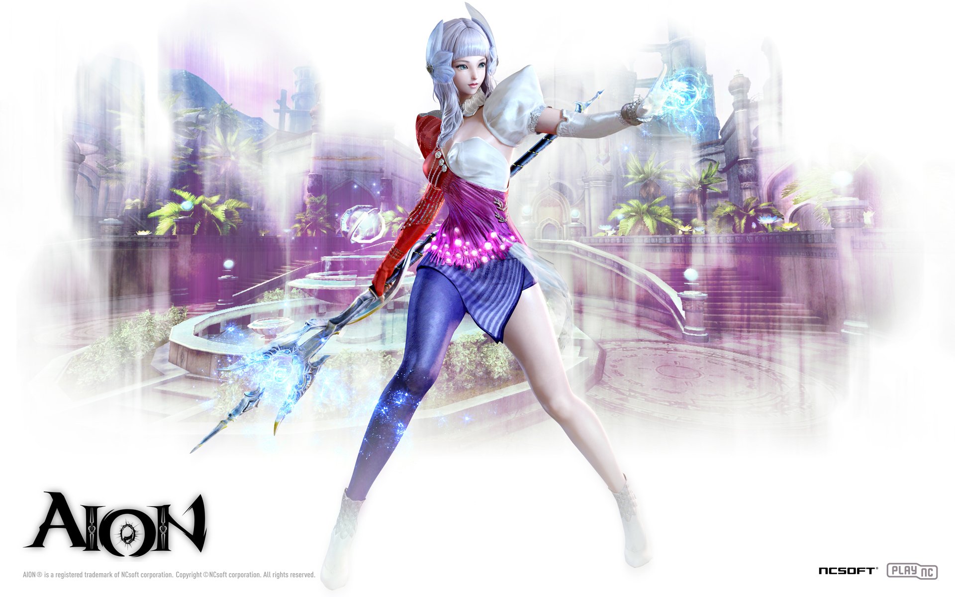 aion fille magicien magie magie