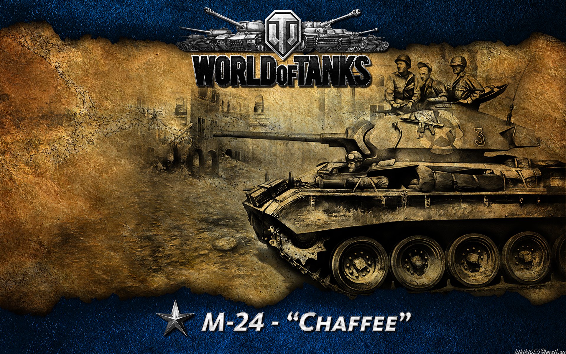 world of tanks wot m24 chaffy chaffy