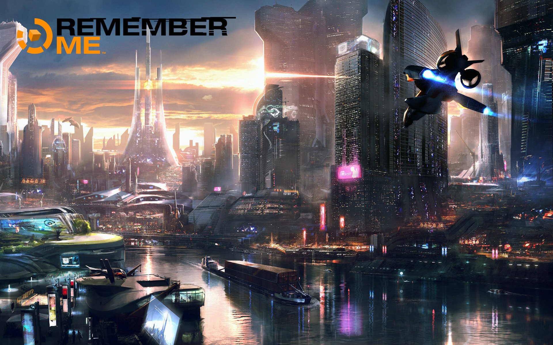 ricordami capcom corrente cyberpunk neo-parigi città