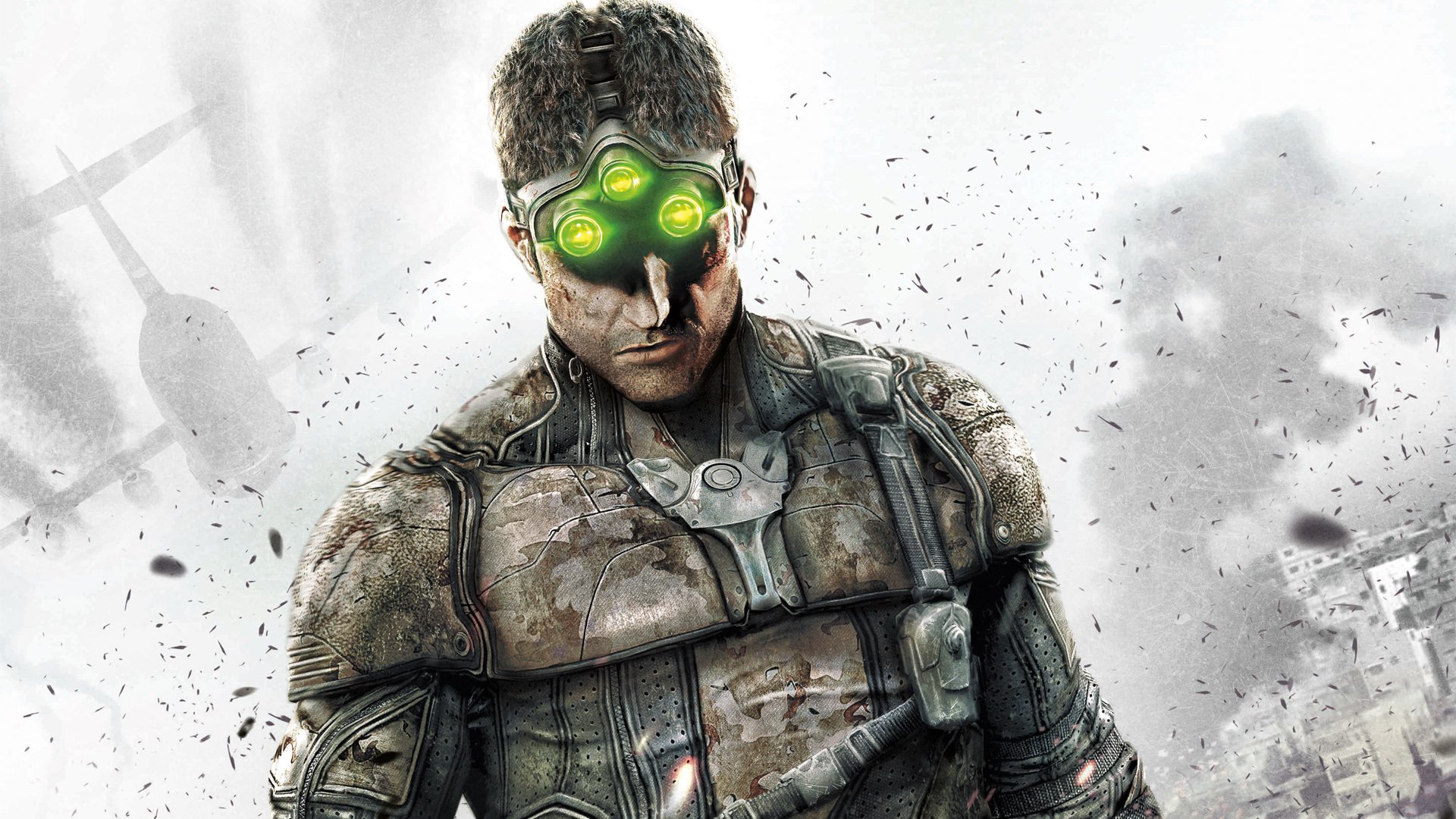 tom clancy splinter cell : blacklist geteilte zellen: schwarze liste tom clancy sam fisher samuel leo fisher samuel l. fisher agent nachtsichtbrille ausrüstung ubisoft toronto