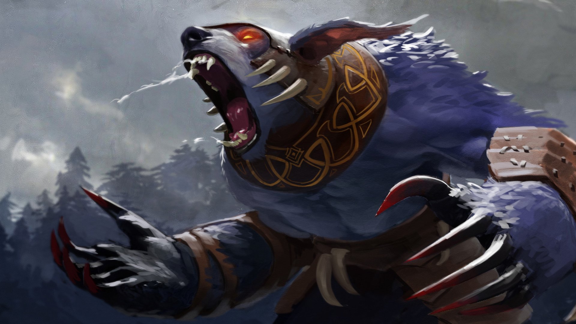 ursa worrior dota 2 ventil bär schreien wut krallen