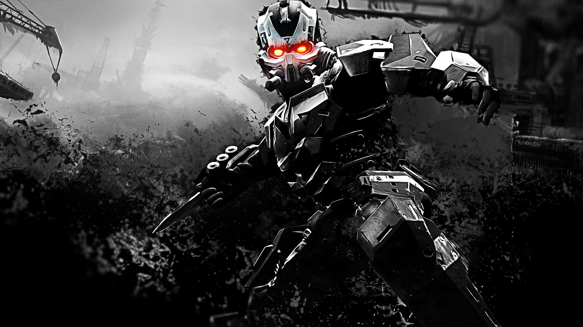 killzone 3 cyborg robot armas ficción videojuego