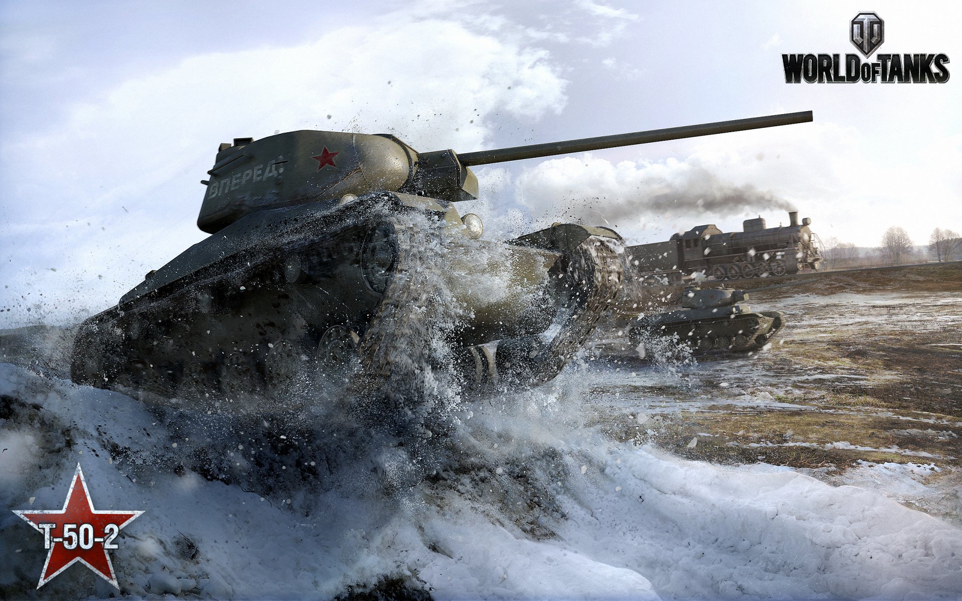 wot world of tanks wargaming.net tanks tank soviet union lt t-50-2 snow