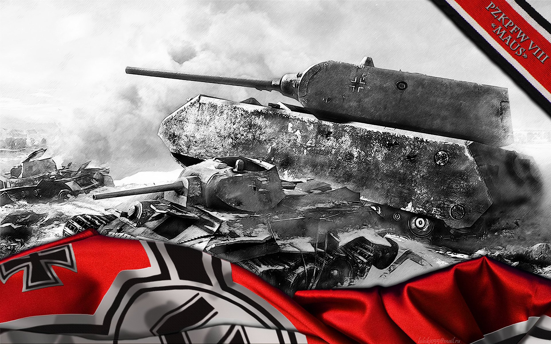 wot world of tanks tanks tank art germany maus mouse