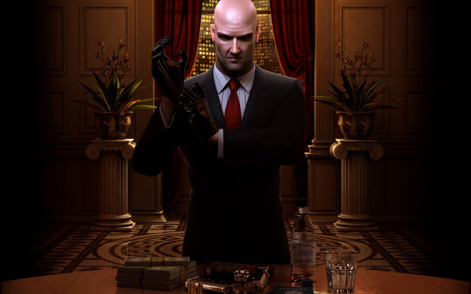 hitman blood money blood money suit gloves gun tie io interactive agent 47