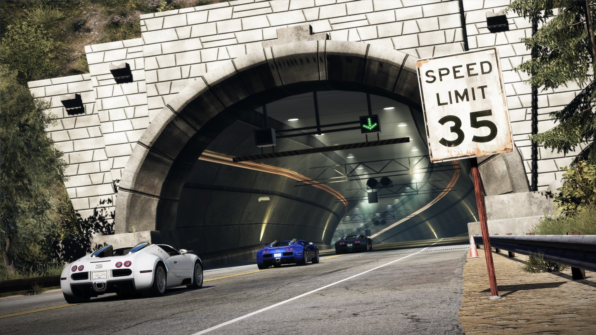 need for speed hot pursuit road tunnel race car