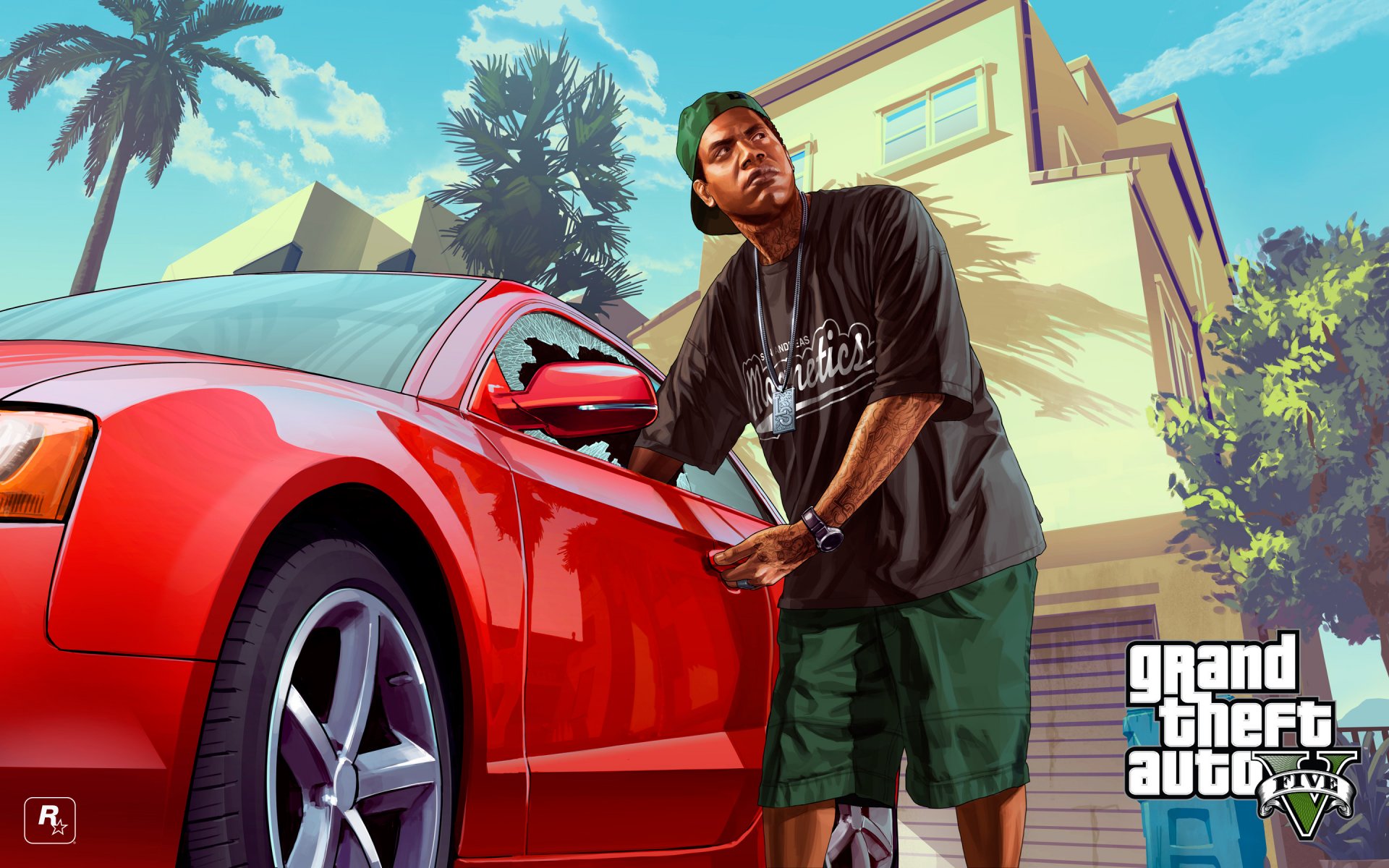 grand theft auto v rockstar games machine art house lamar