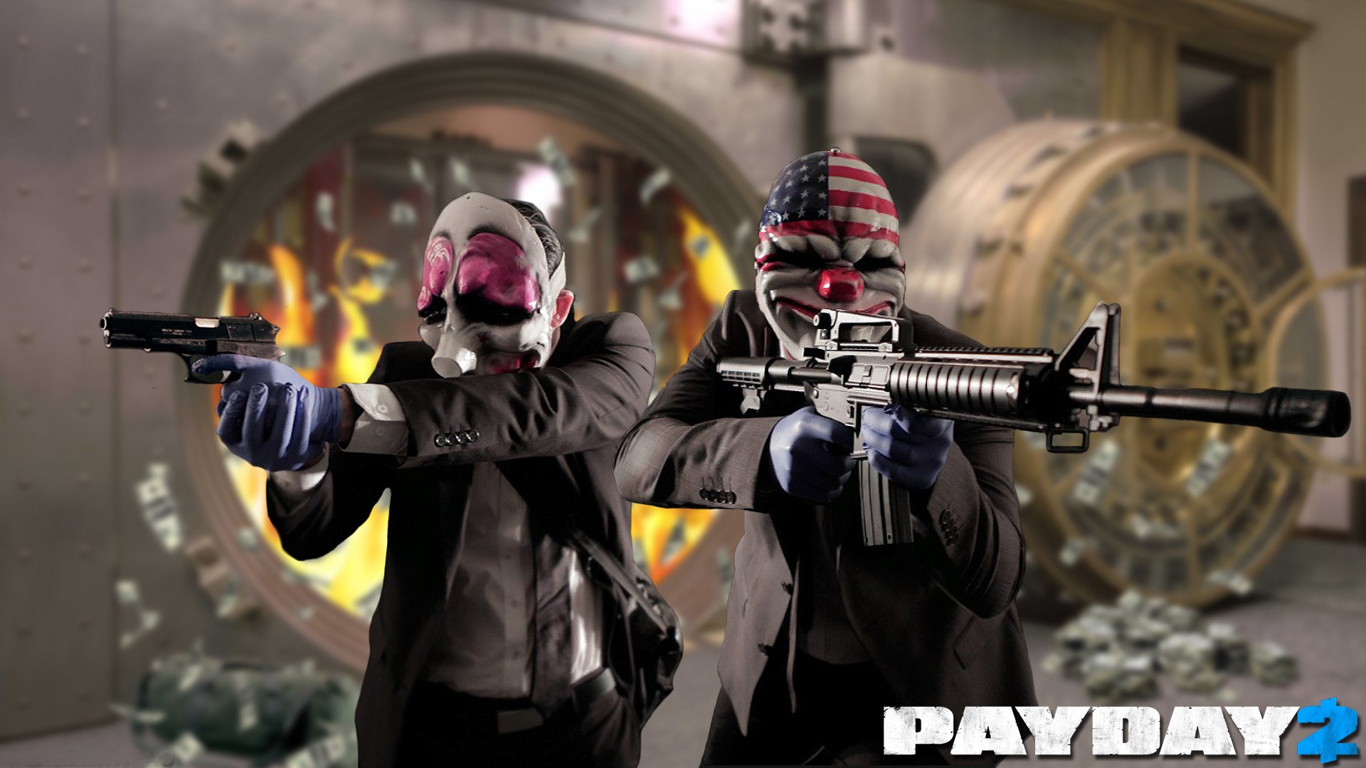 payday 2 amcar weapon bandits robbery overkill software 505 game