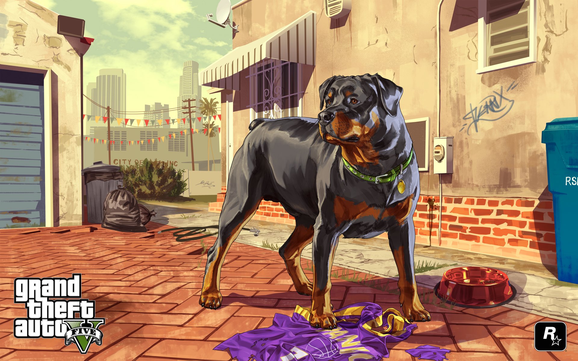 grand theft auto v hund hund hacken los santos gta5 arbeit