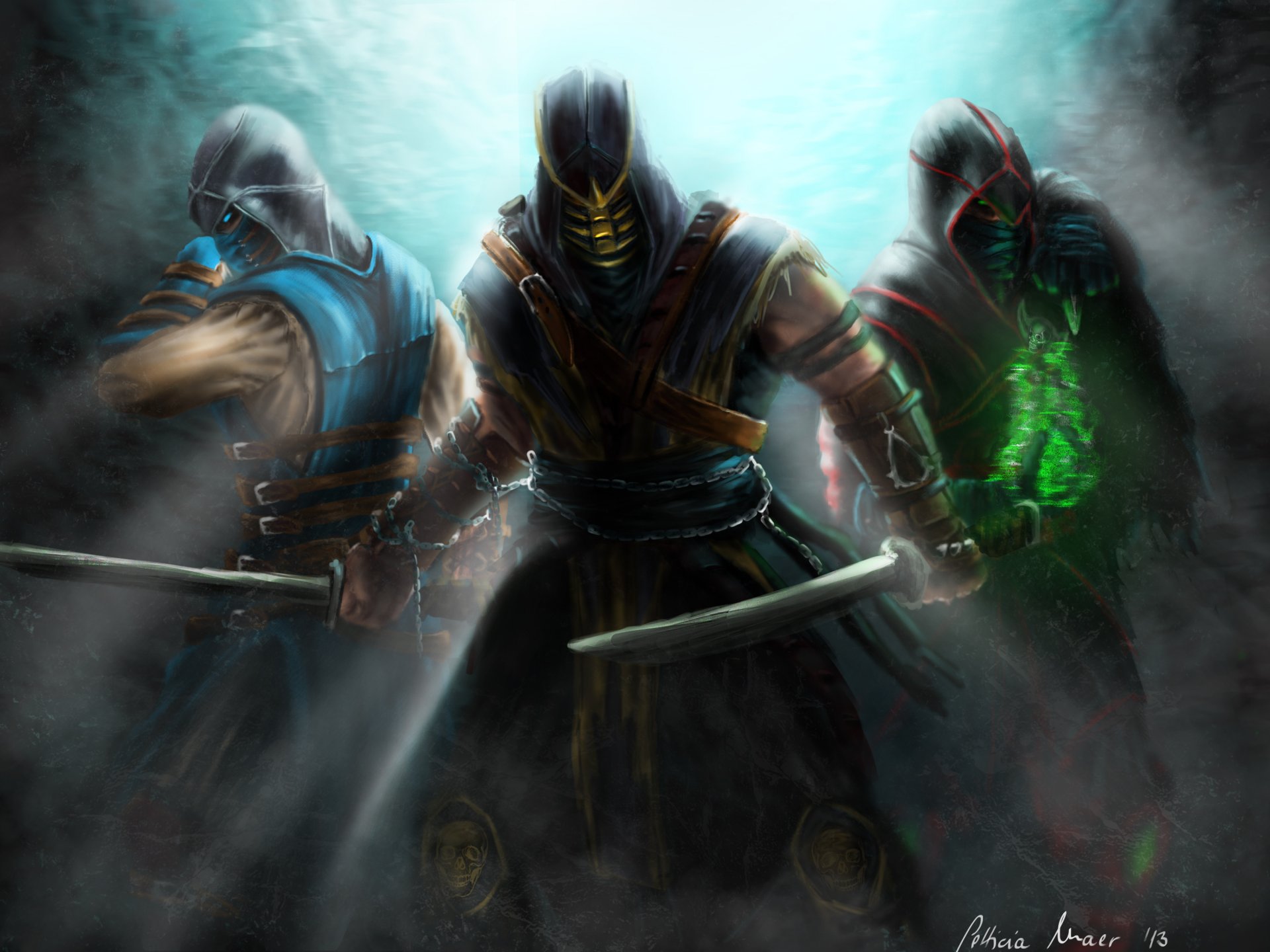 mortal kombat scorpion sub-zero ermac assassins