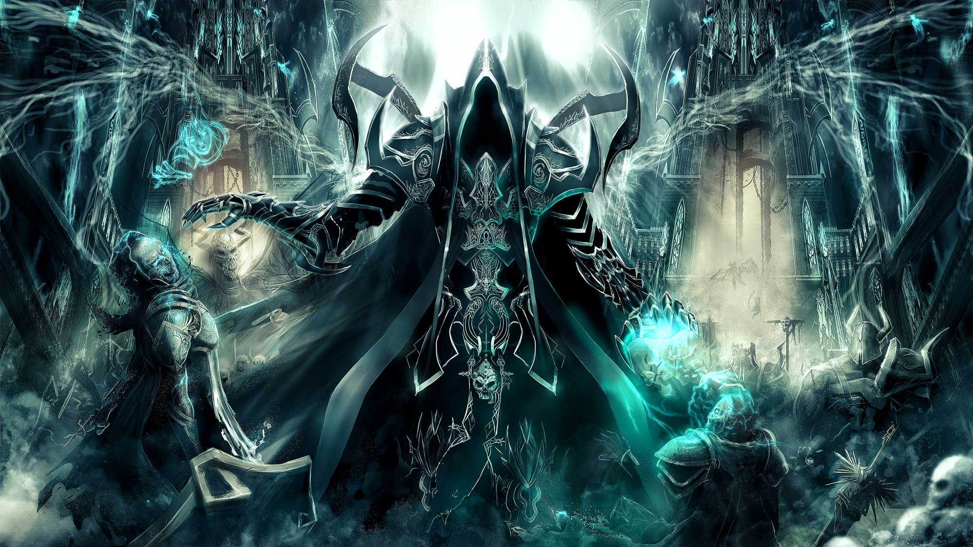 arte diablo iii segador de almas malthael monstruos muertos vivientes almas