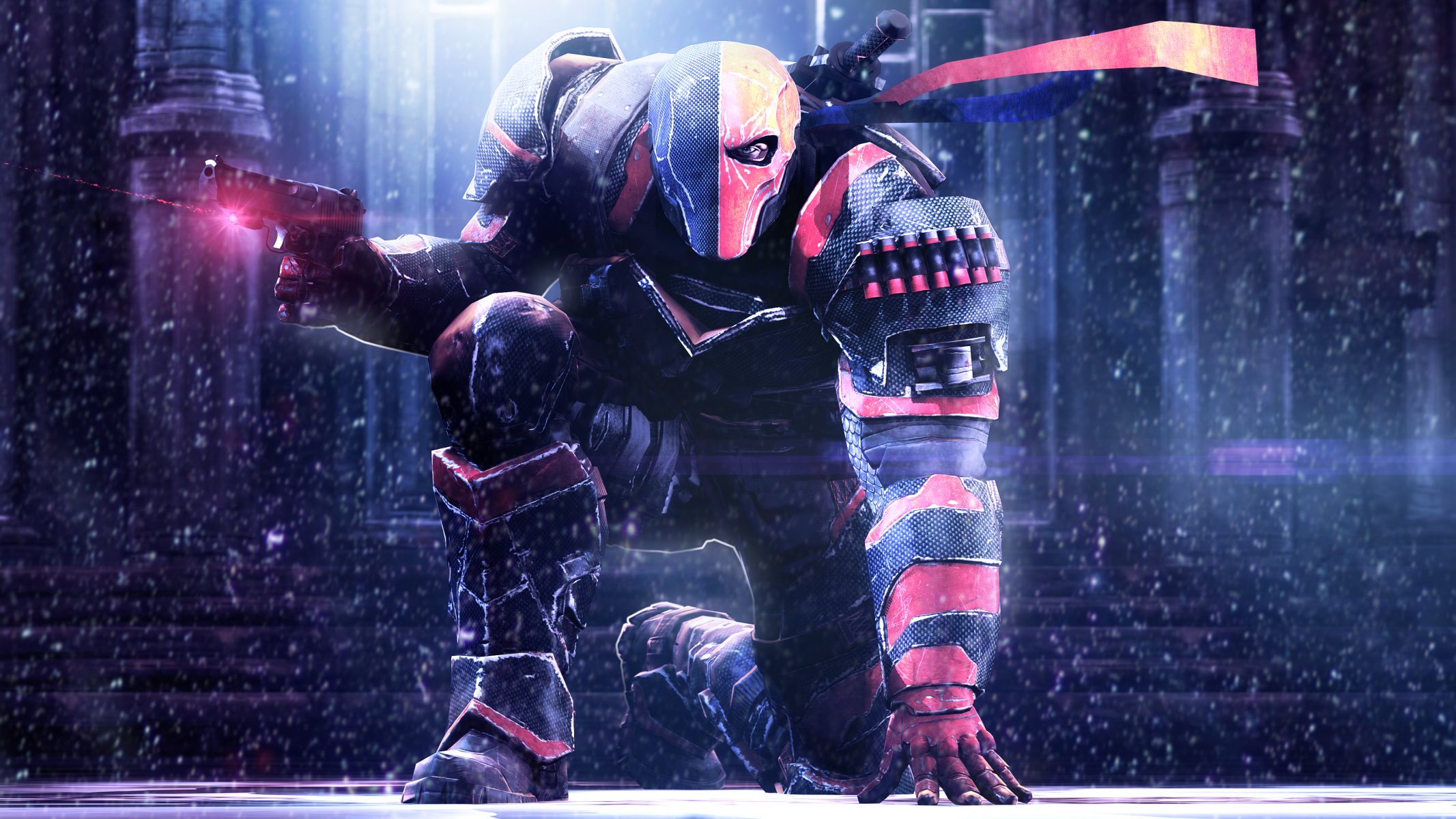 deathstroke дезстроук batman: arkham origins dc comics бэтмен: летопись аркхема warner bros монреаль