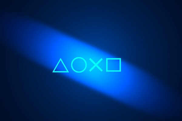 Screensaver PlayStation. Triangolo, cerchio, croce, quadrato