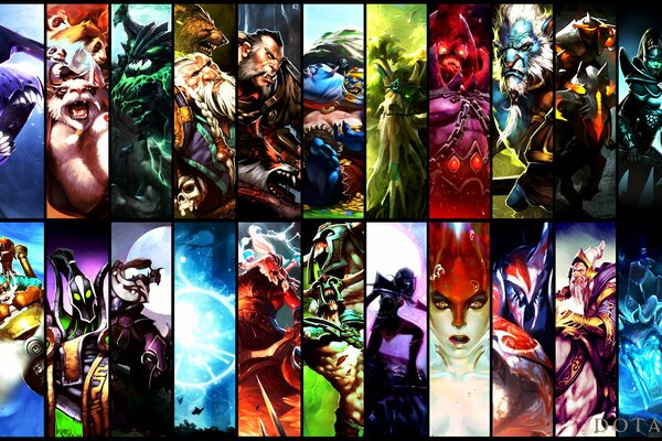 Colección de nuevos superhéroes para dota 2