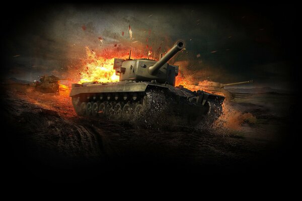 Poster of the American t29 heavy tank from wot