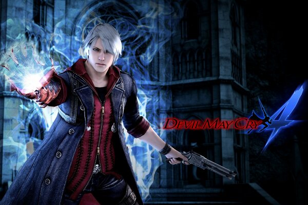 Nero from devil may cry 4 shows a demonic hand