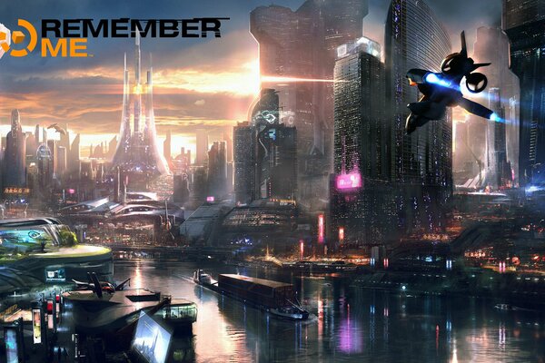 Remember me. Zapamiętaj mnie. capcom. Cyberpunk. miasto Neo-Paryż