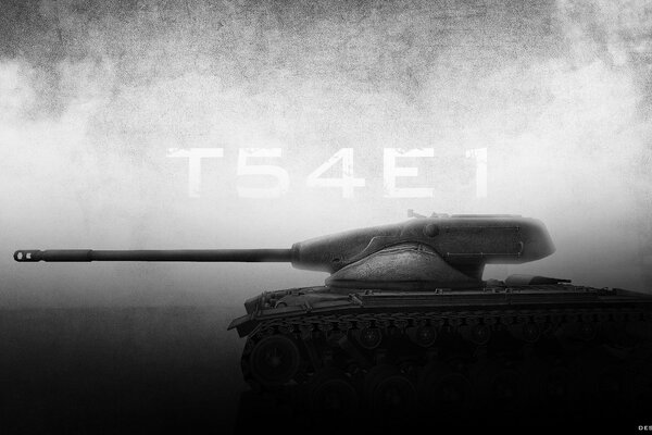 A tank with a cannon is depicted on a white background